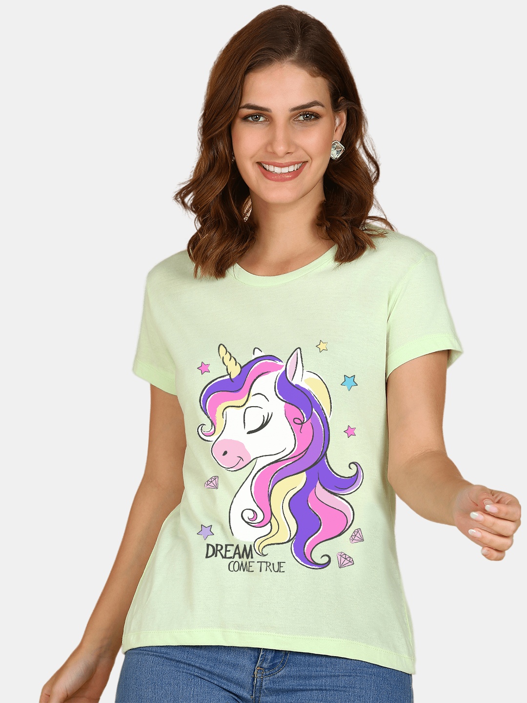 

Wyld Sprog Graphic Printed Pure Cotton T-shirt, Grey