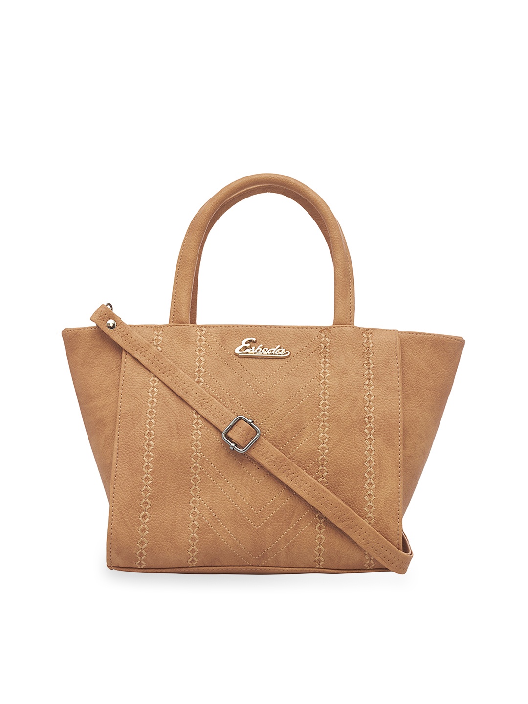 

ESBEDA Beige Textured Handheld Bag