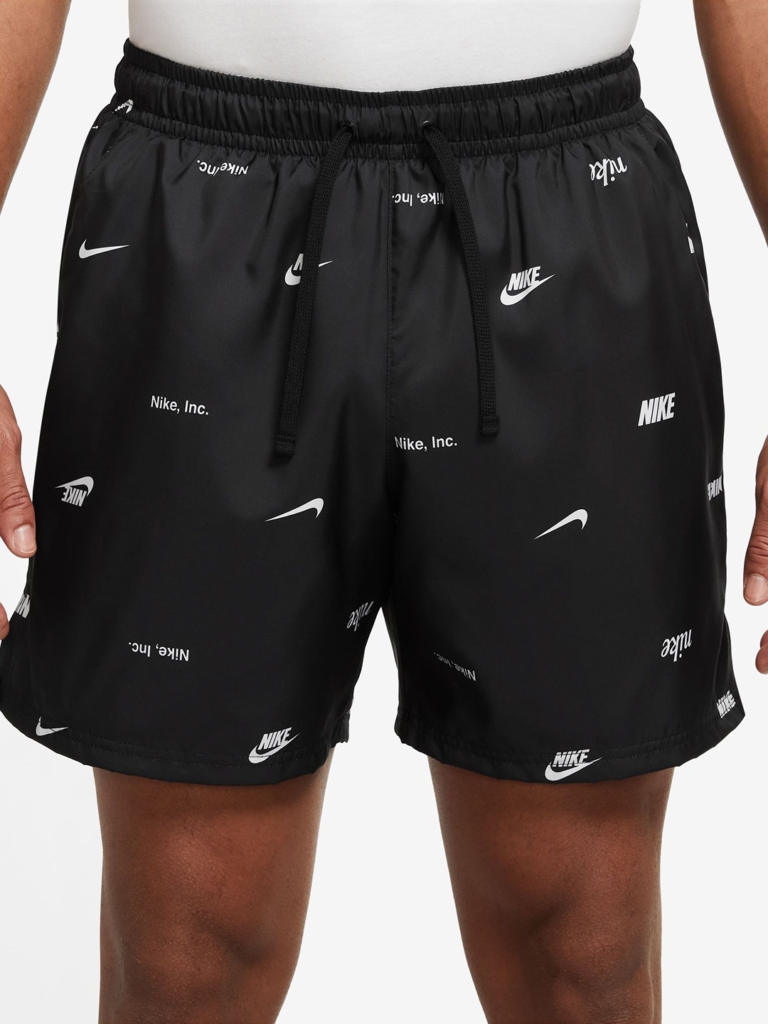 

Nike Club Men Woven All-Over Print Flow Shorts, Black