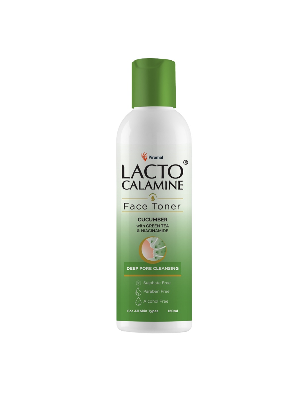 

Lacto Calamine Cucumber Face Toner with Green Tea & Niacinamide For Open Pores - 120ml