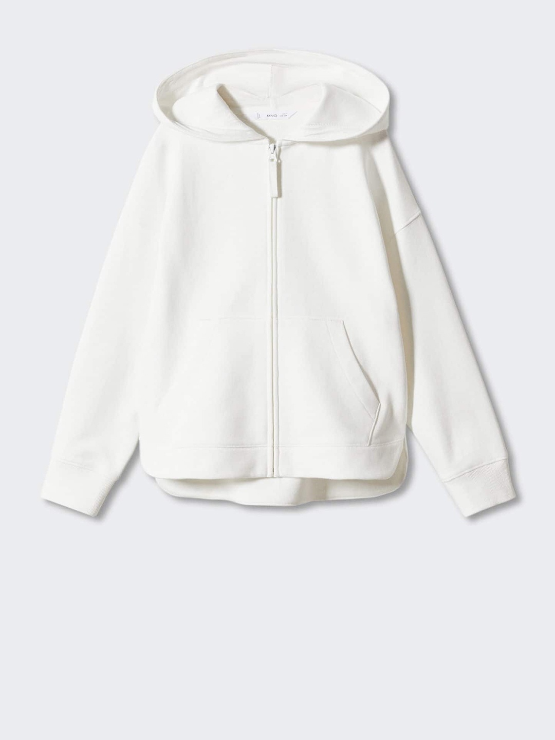 

Mango Kids Girls Cotton Hooded Sweatshirt, White