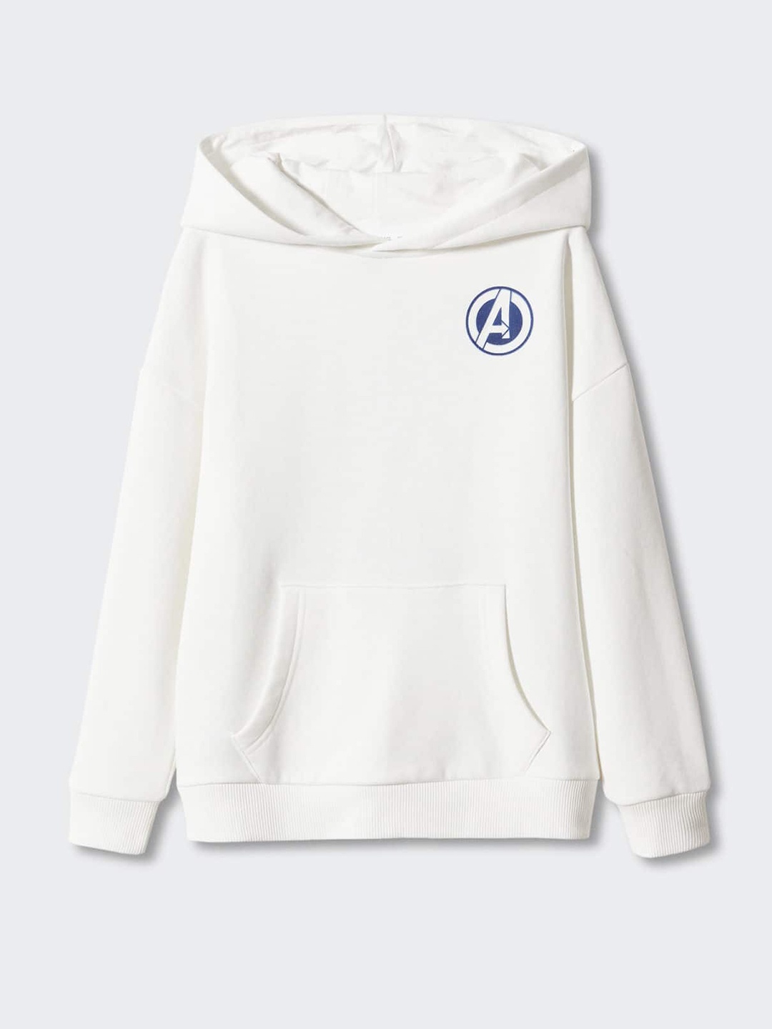 

Mango Kids Boys Avengers Printed Hooded Sweatshirt, White