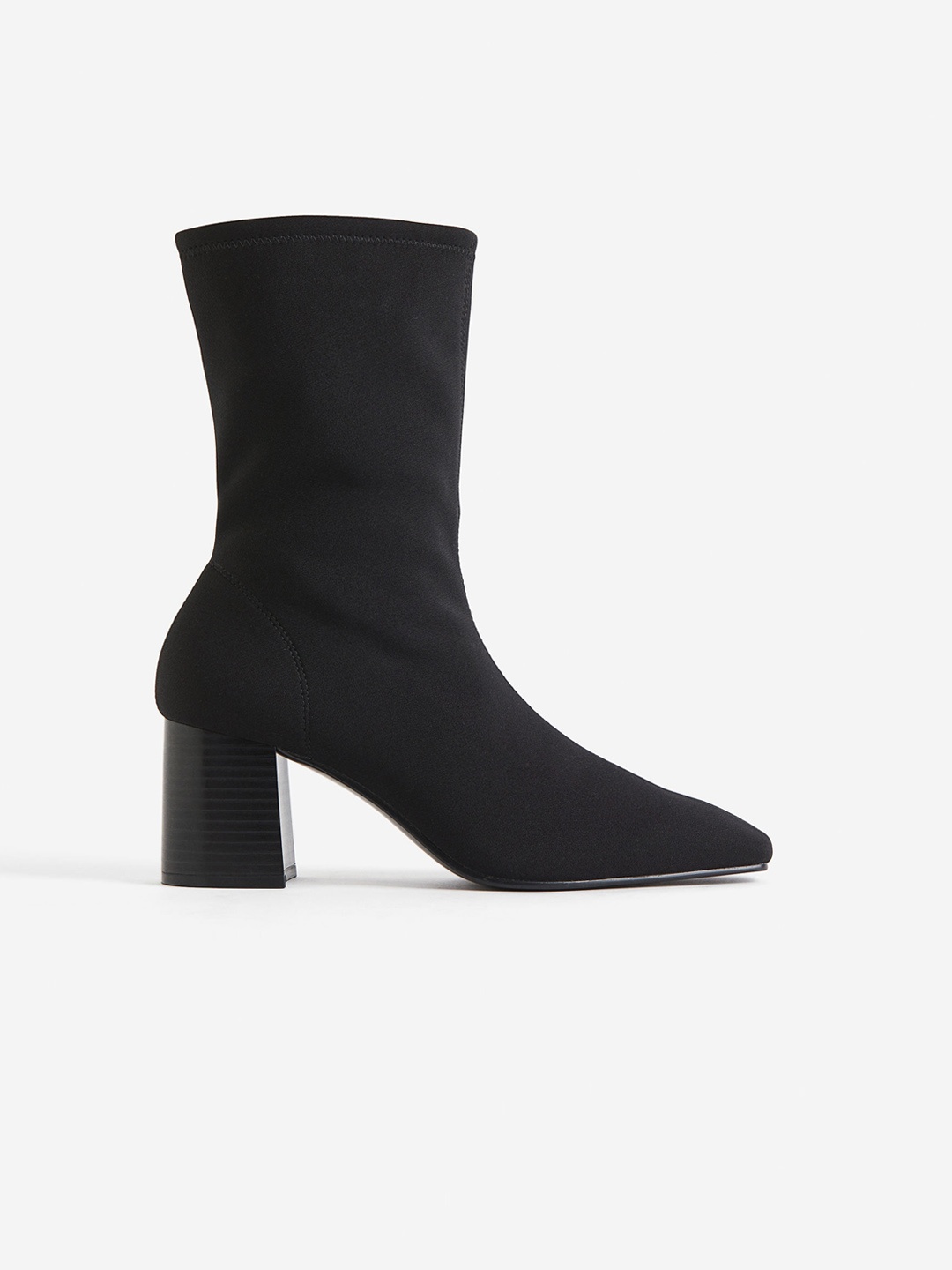 

H&M Heeled Boots, Black