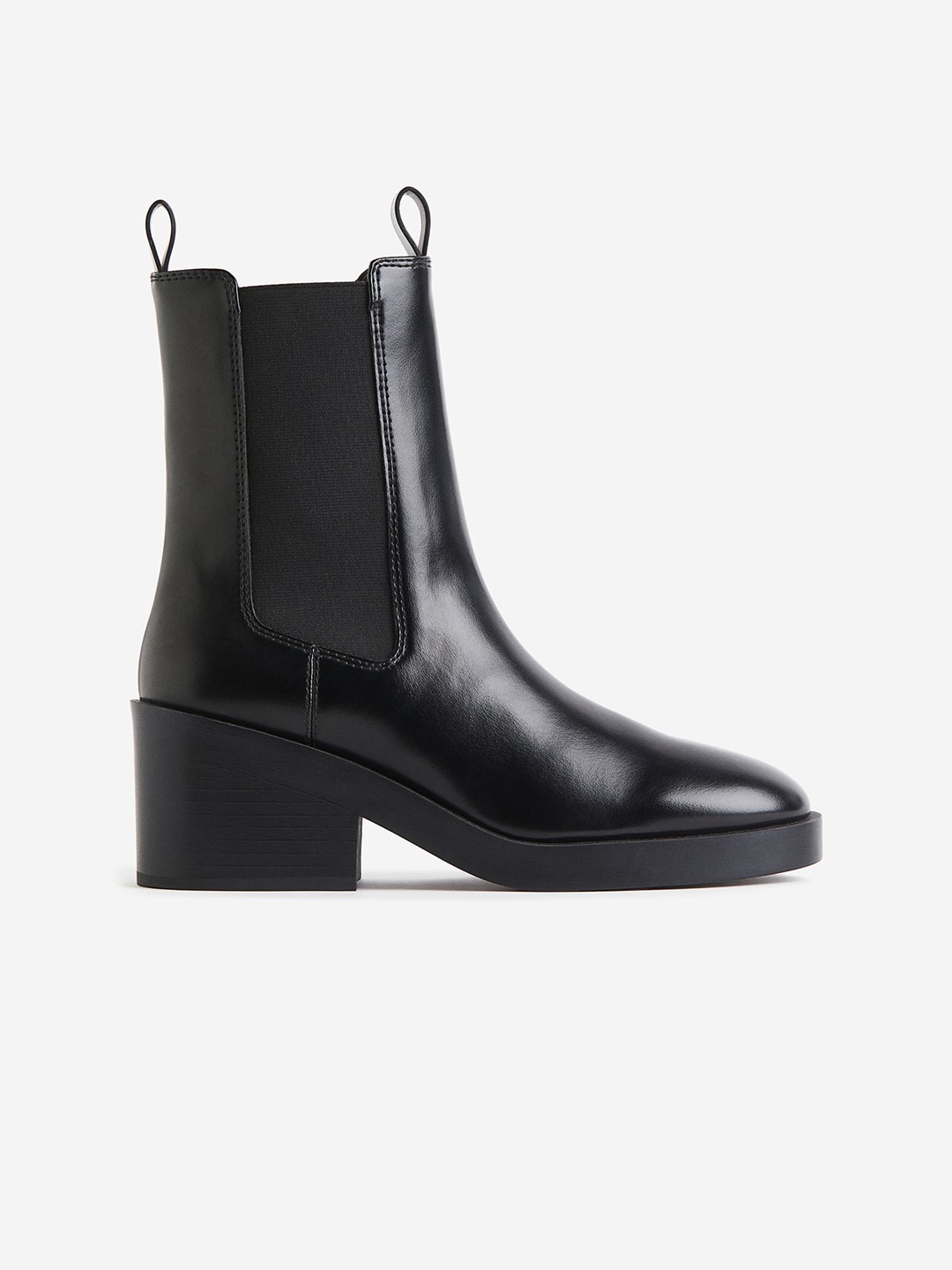 

H&M Heeled Chelsea Boots, Black