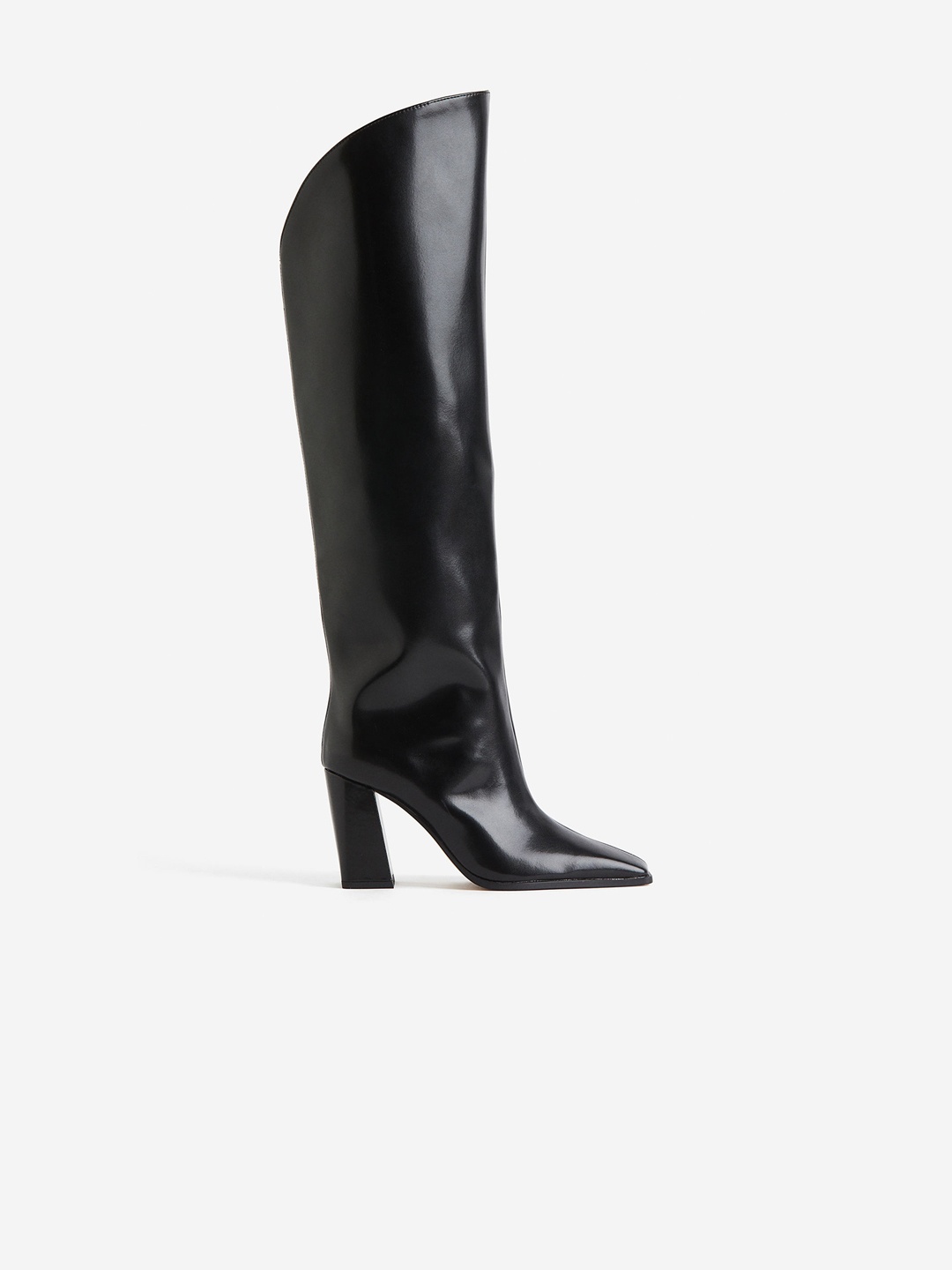 

H&M Over-The-Knee Boots, Black