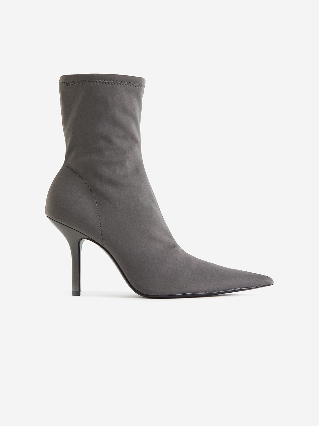 

H&M Heeled Boots, Grey