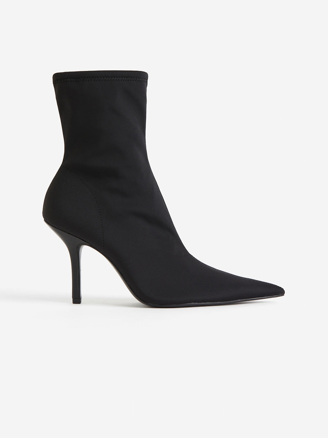 

H&M Heeled Boots, Black