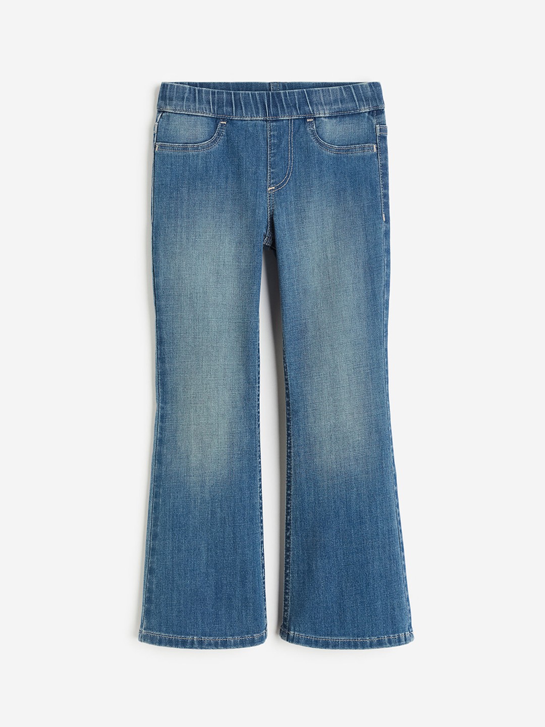 

H&M Girls Superstretch Flare Fit Jeans, Blue