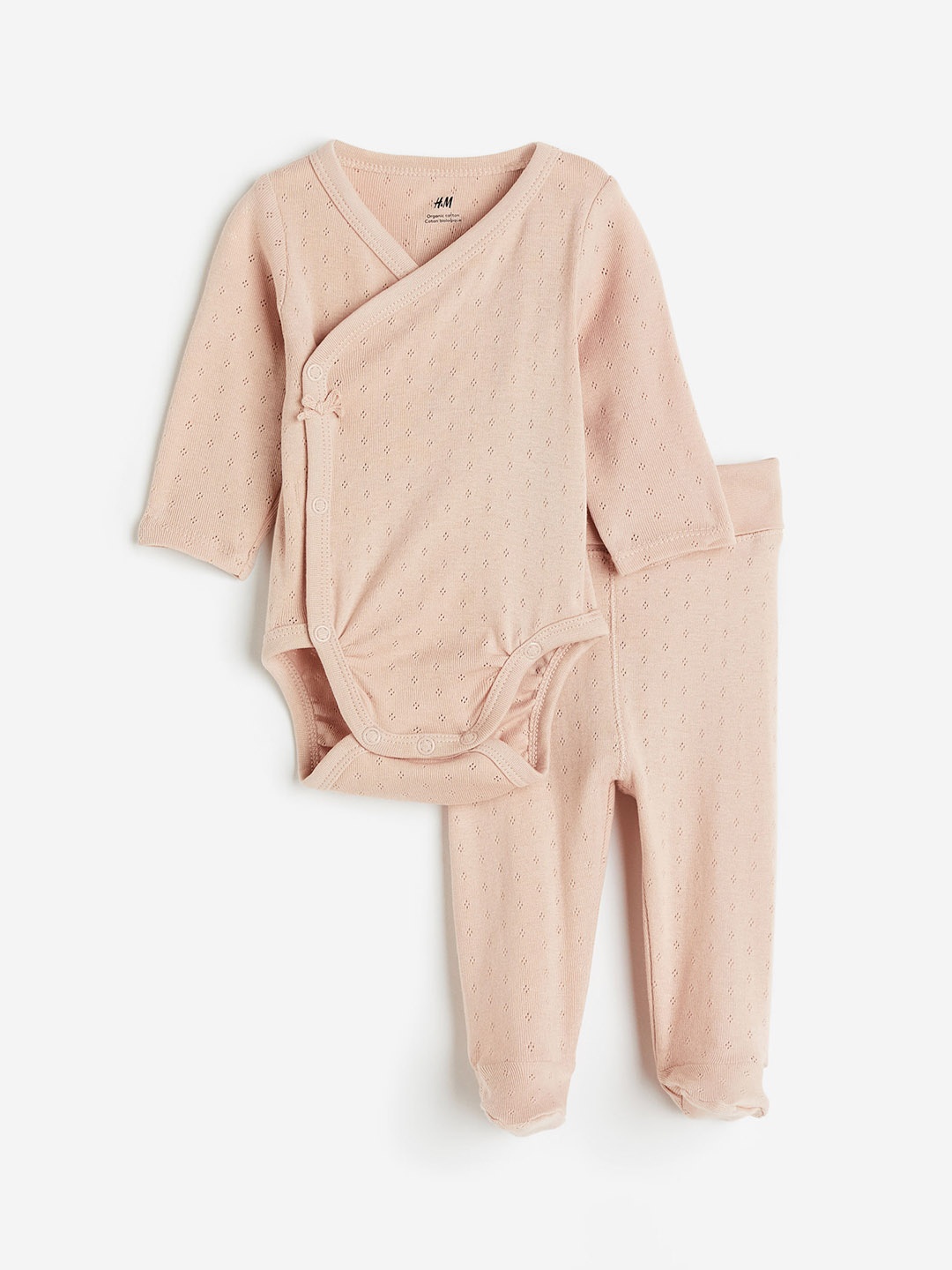

H&M Infant Boys 2-Piece Cotton Set, Peach