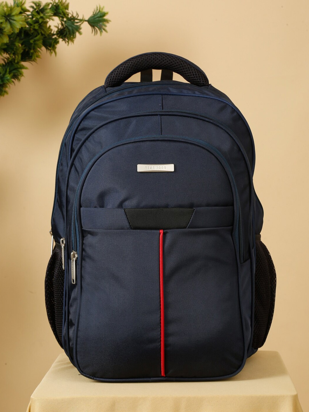 

Teakwood Leathers Unisex 15 Inch Laptop Backpack, Navy blue