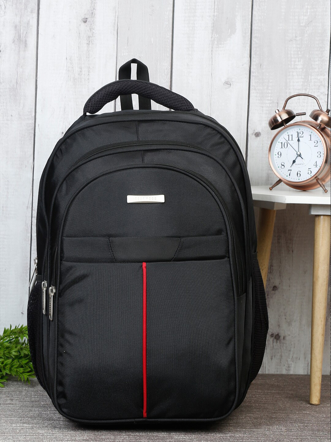 

Teakwood Leathers Unisex 15 Inch Laptop Backpack, Black