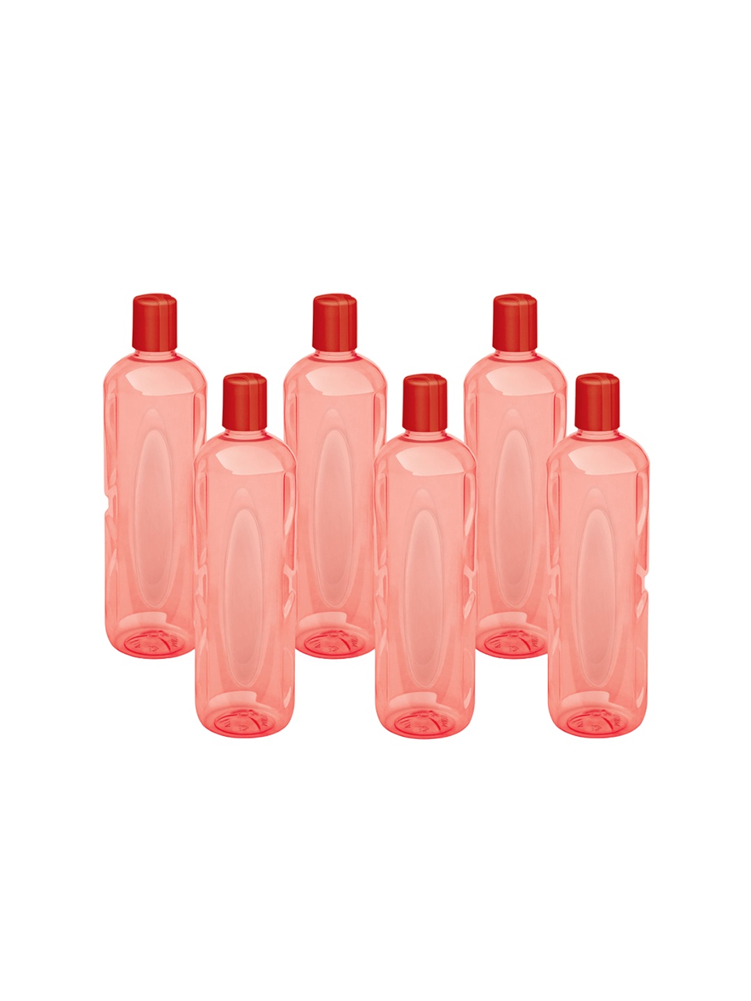 

Milton Oceana Pet 6 Pieces Red BPA Free Water Bottle 1L Each