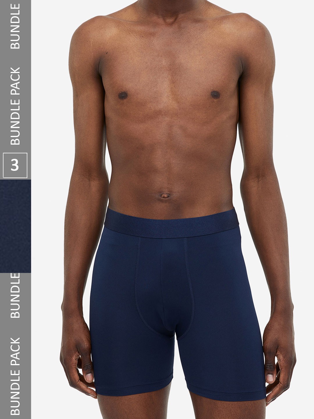 

H&M 3-Pack DryMove Sports Trunks 1136159005, Blue