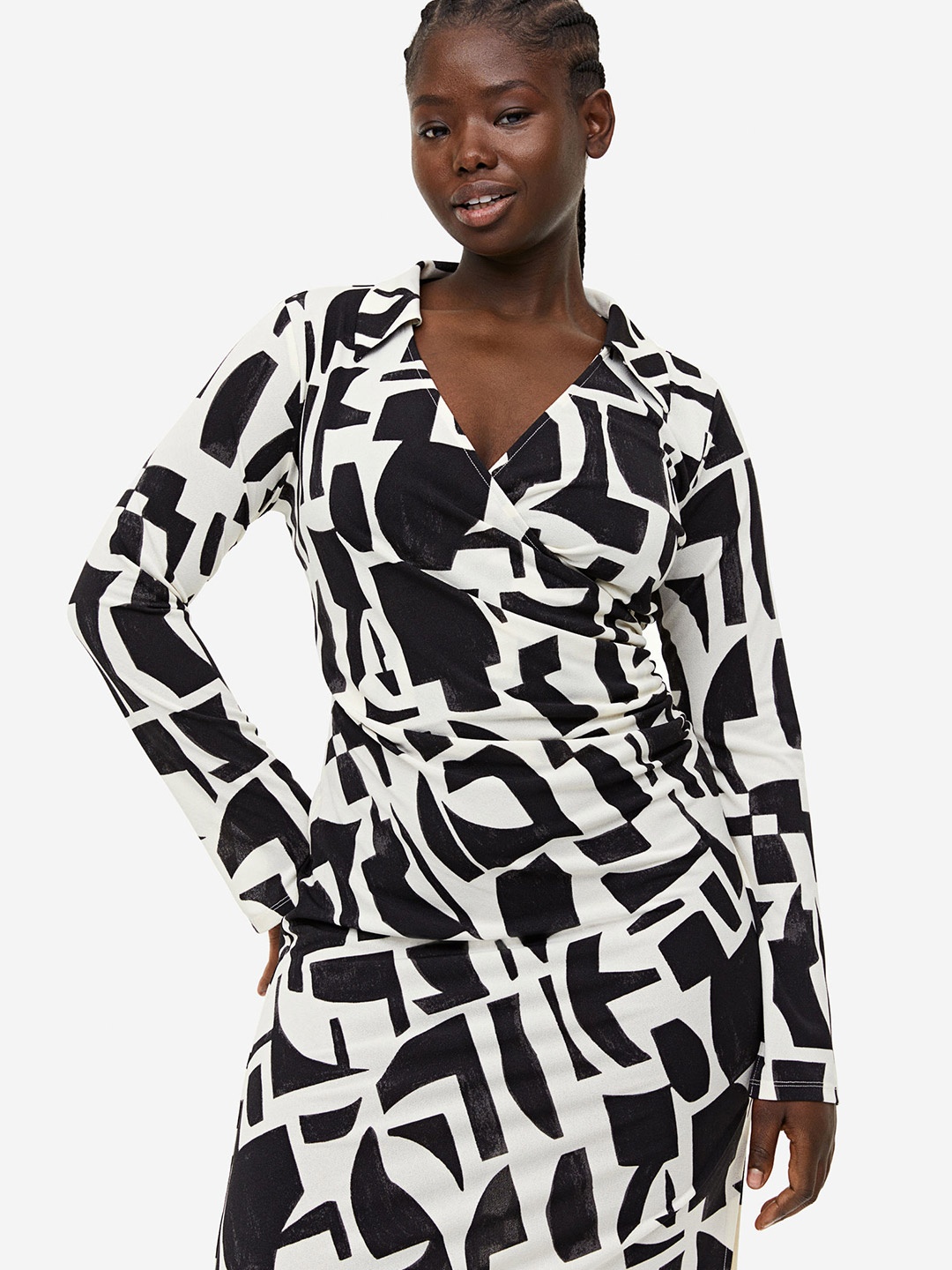 

H&M Wrap Shirt Dress, White