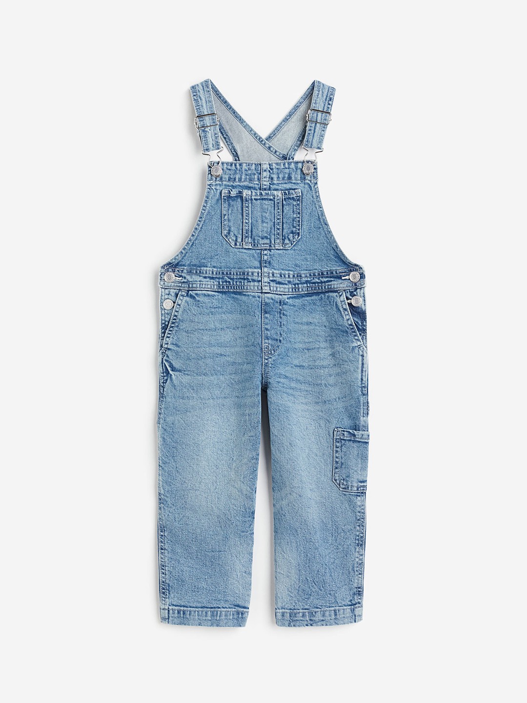 

H&M Boys Denim Dungarees, Blue