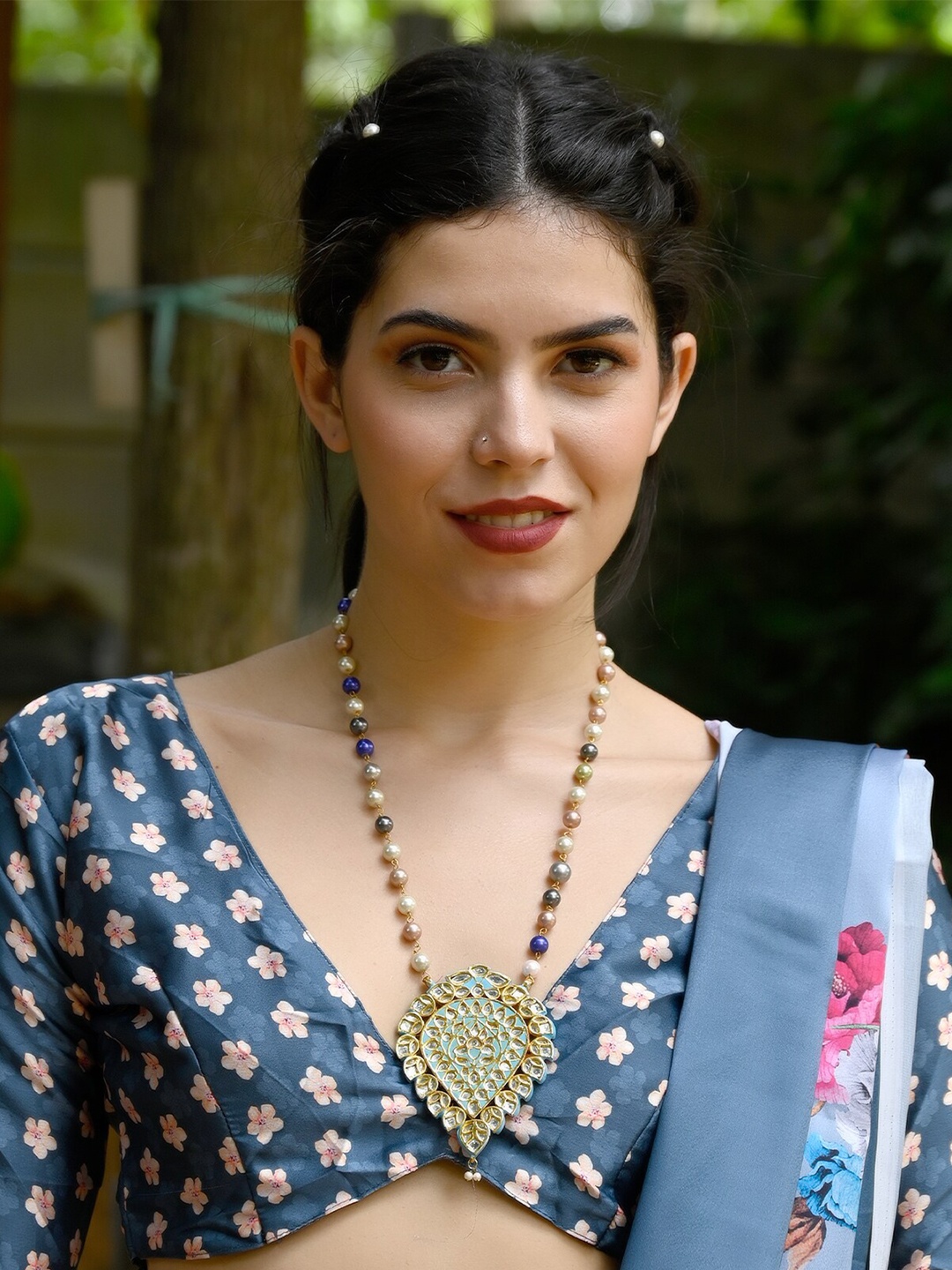 

ODETTE Gold-Plated Beaded Necklace
