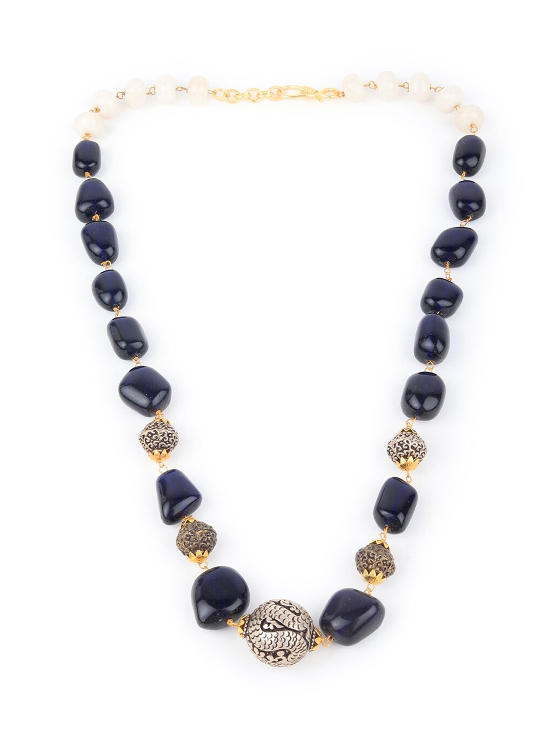 

ODETTE Beaded Necklace, Blue
