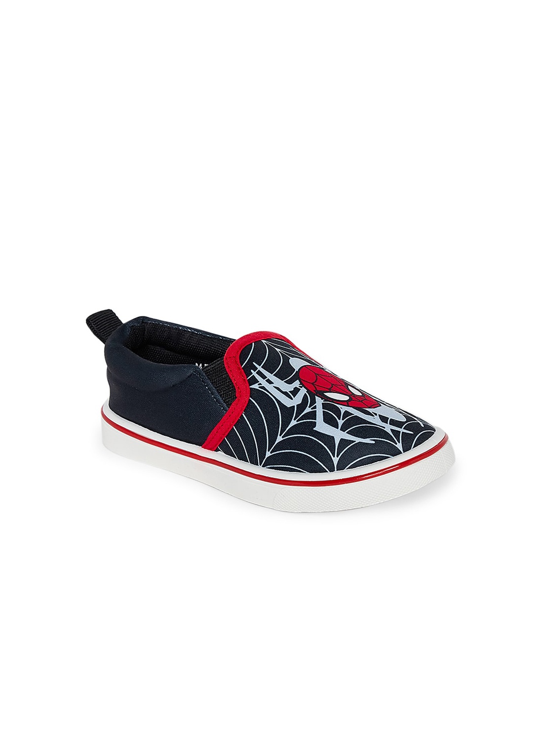 

Pantaloons Junior Boys Printed Slip-On Sneakers, Black