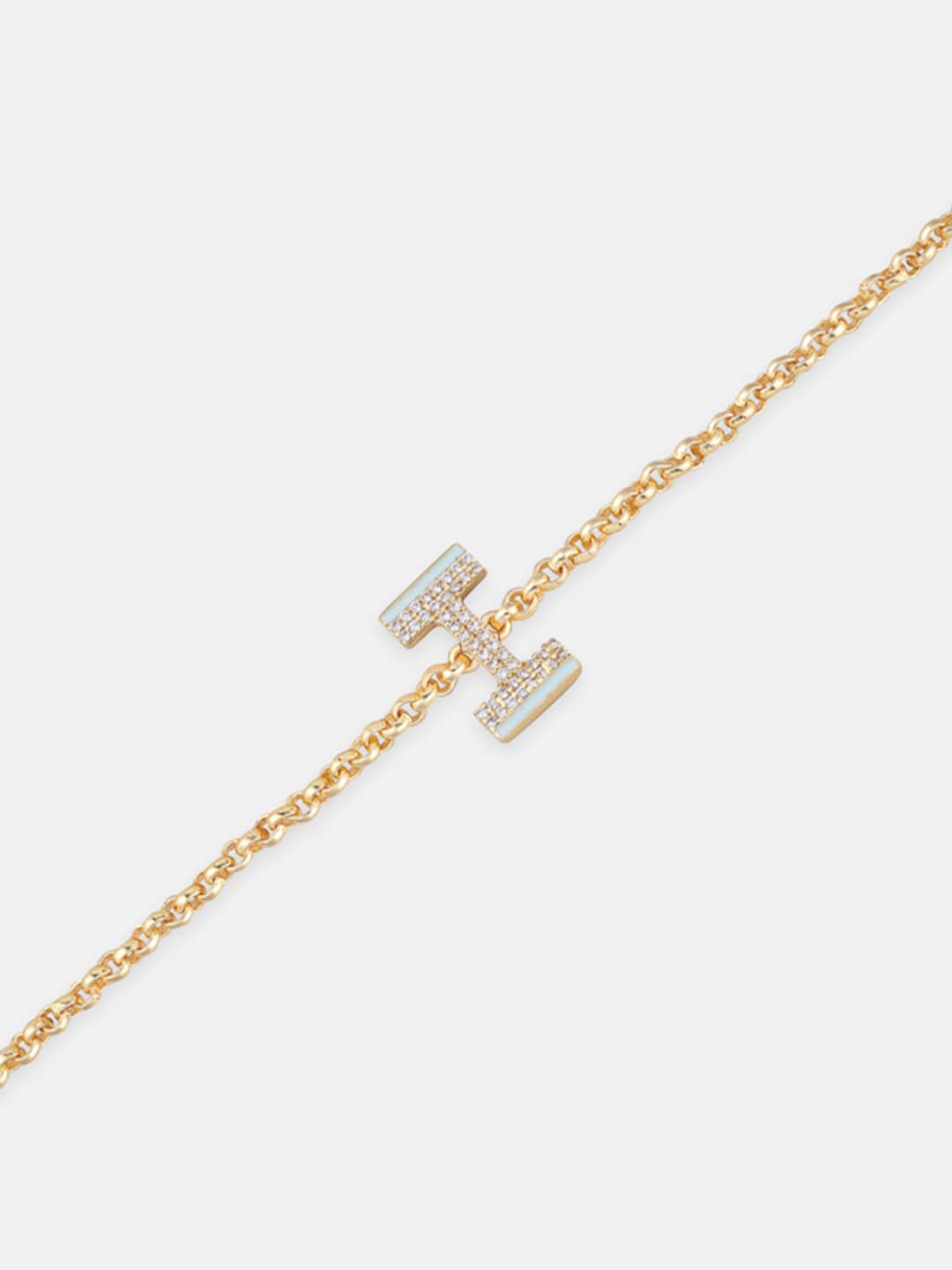 

Tipsyfly Women Enamel I Rakhi, Gold