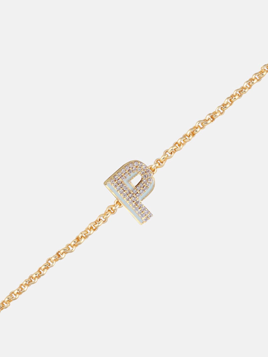

Tipsyfly Women Gold-Plated Enamel P Rakhi