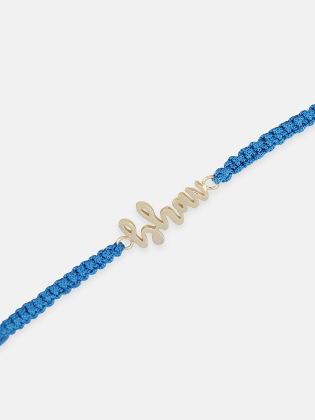 

Tipsyfly Bhai Charm Beaded Rakhi, Gold