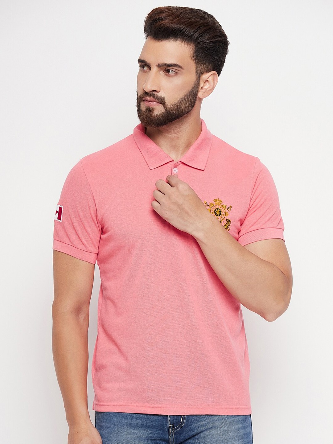

VERO AMORE Round Neck Short Sleeves T-shirt, Pink