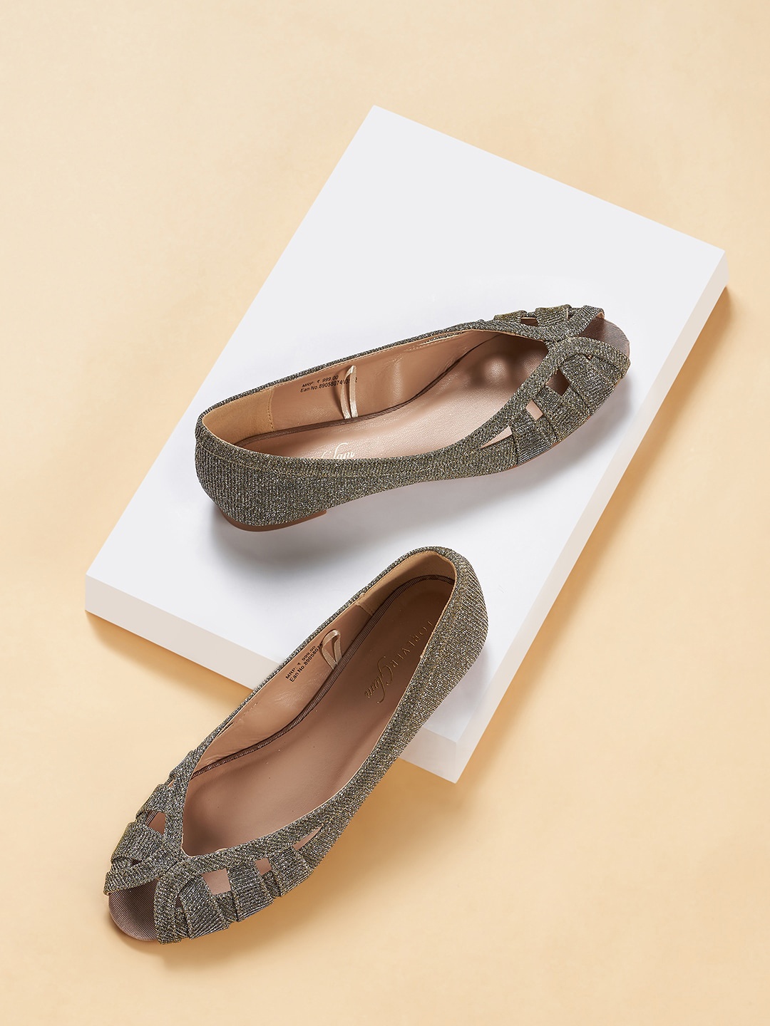 

Forever Glam by Pantaloons Women Embellished Mules, Gold