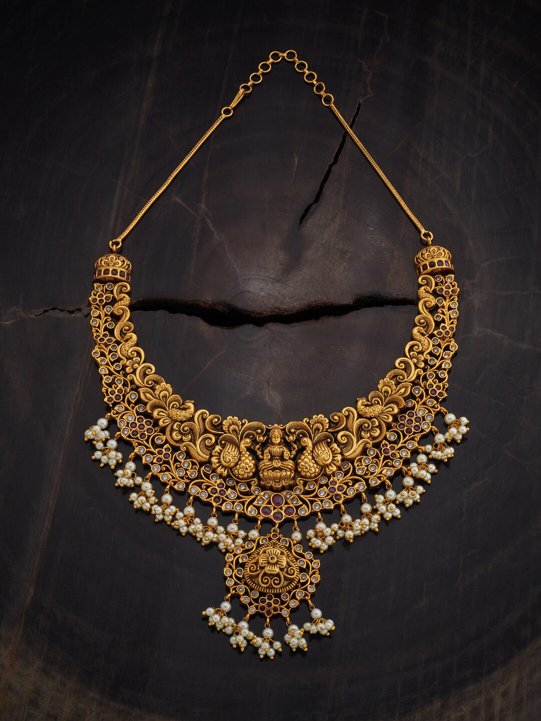 

Kushal's Fashion Jewellery Sterling Silver Gold-Plated Necklace