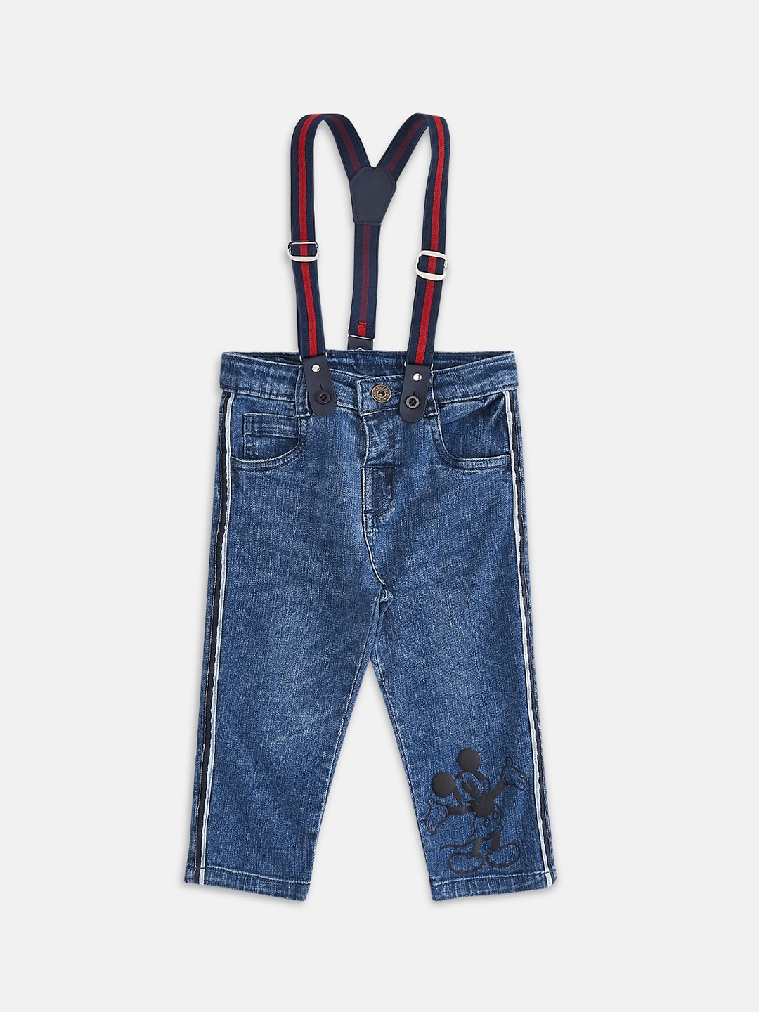 

Pantaloons Baby Boys Blue Light Fade Jeans