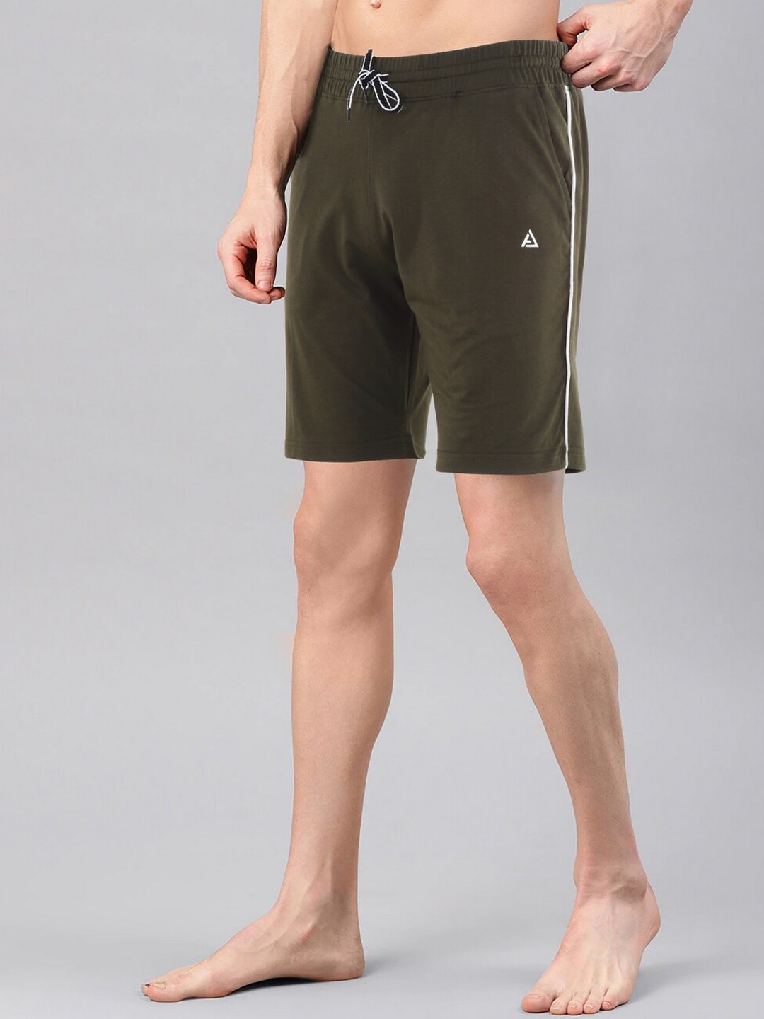 

AVOLT Men Slim Fit Antimicrobial Technology Cotton Shorts, Olive