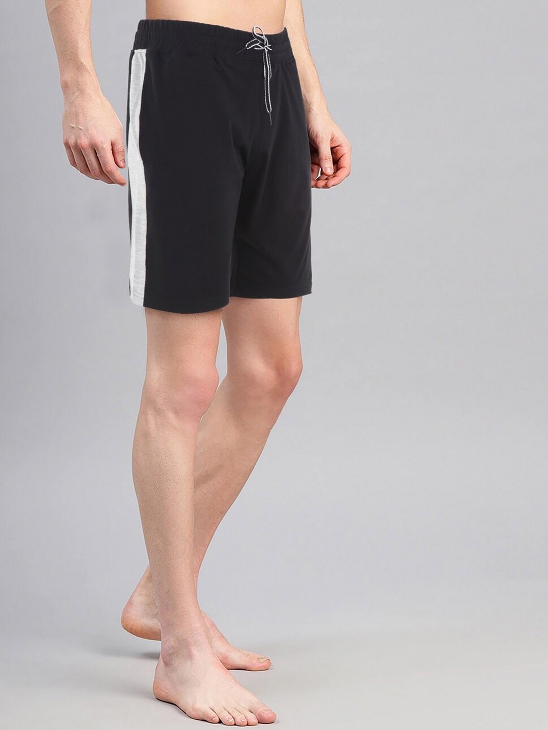 

AVOLT Men Slim Fit Antimicrobial Technology Cotton Shorts, Black