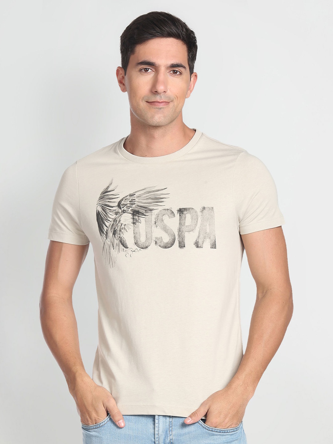 

U.S. Polo Assn. Denim Co. Polo Collar Cotton Slim Fit T-Shirt, Black