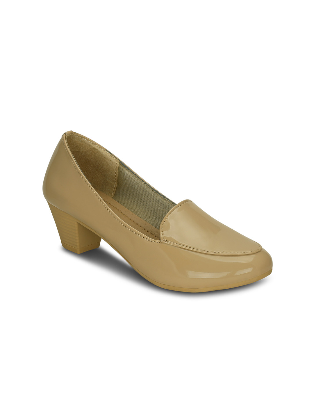 

Get Glamr Women Beige Solid Pumps