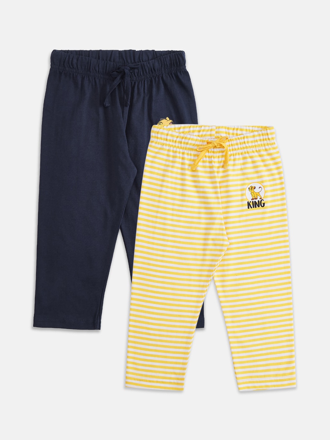

Pantaloons Baby Infants Boys Pack Of 2 Cotton Pyjamas, Navy blue