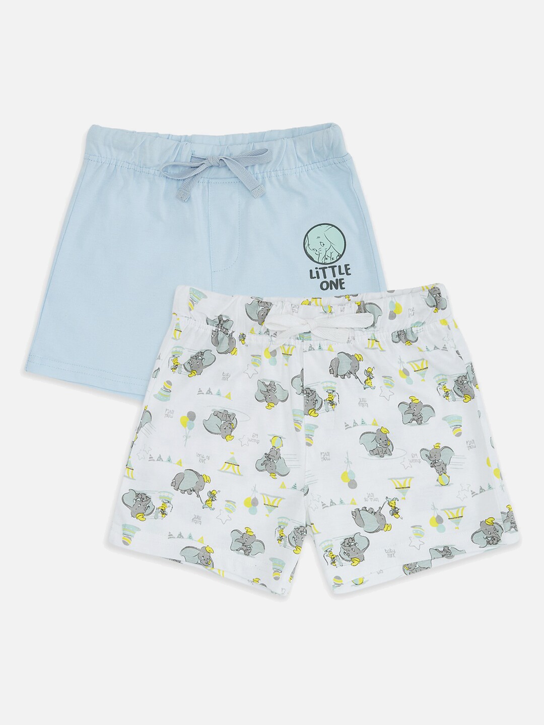 

Pantaloons Baby Boys Pack of 2 Cotton Shorts, Blue