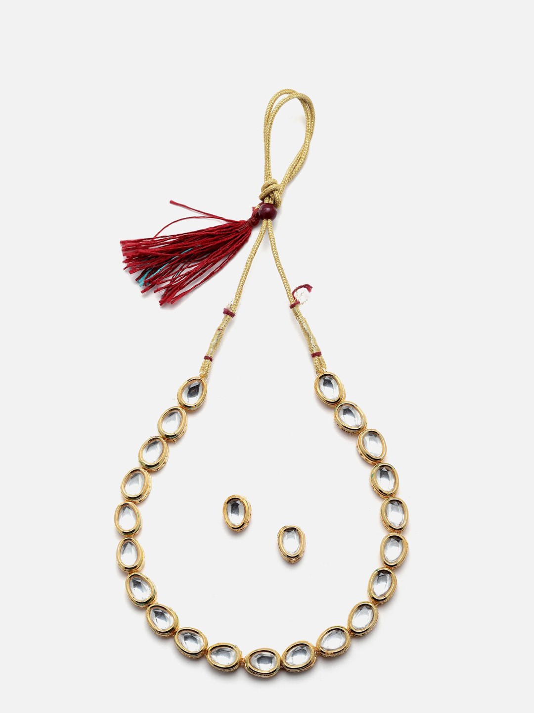 

Anouk Gold-Plated Kundan-Studded Necklace & Earrings