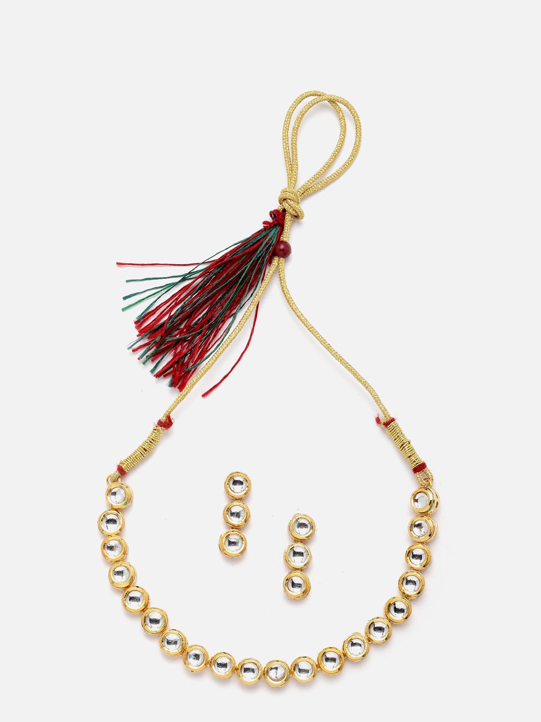 

Anouk Gold-Plated Kundan-Studded Jewellery Set