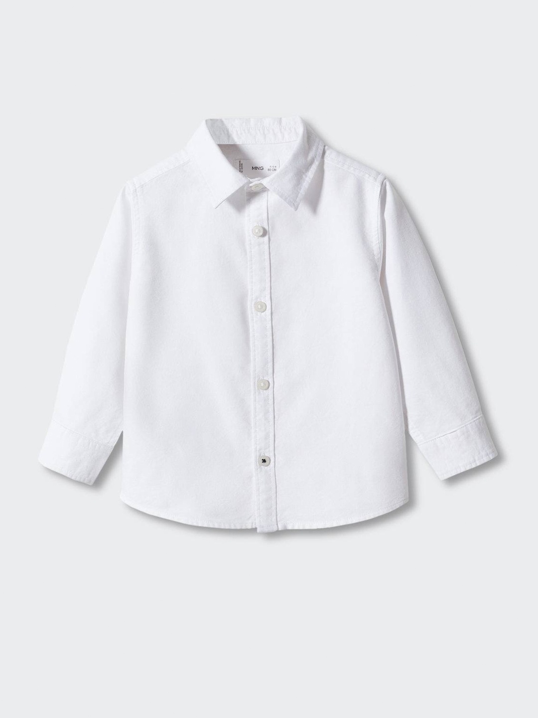 

Mango Kids Boys Oxford Pure Cotton Casual Shirt, White