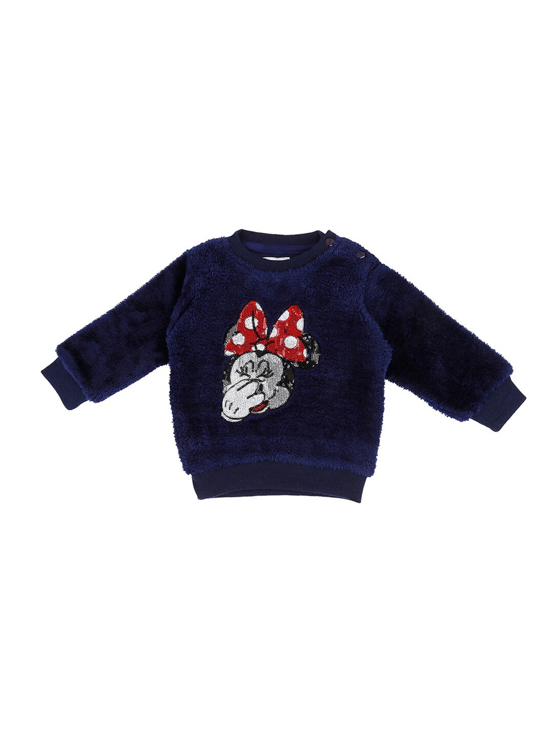 

Pantaloons Baby Girls Navy Blue Sweatshirt