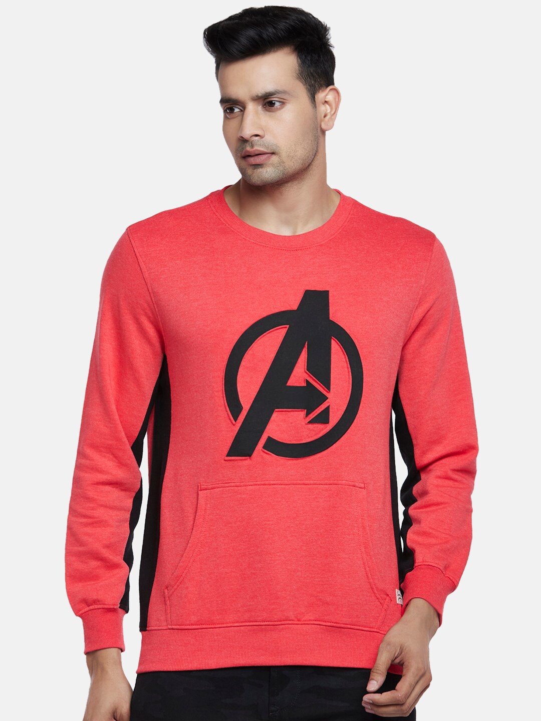 

SF JEANS by Pantaloons Avengers Printed Pullover, Red