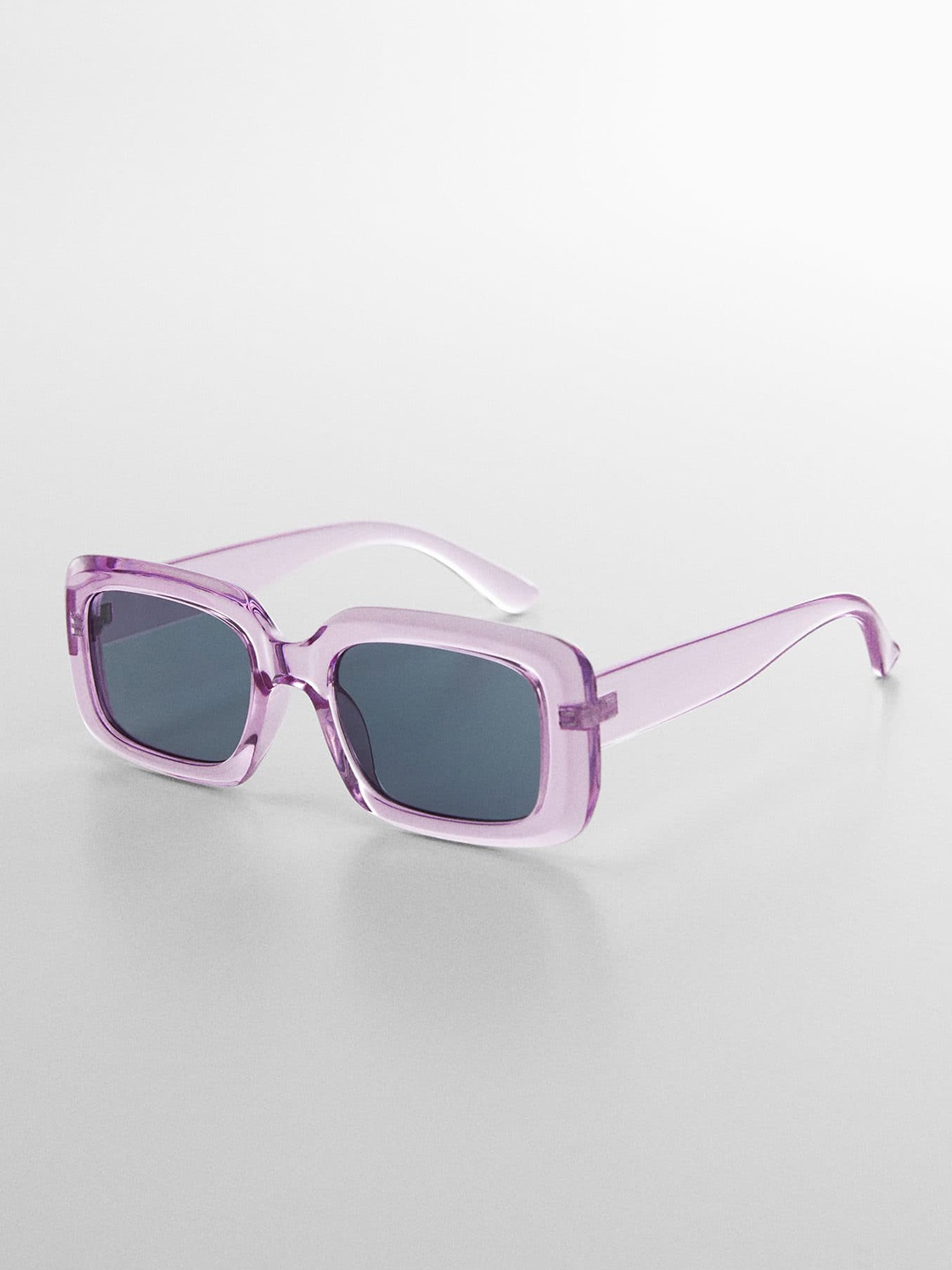 

MANGO Women Rectangle Sunglasses with UV Protected Lens, Navy blue