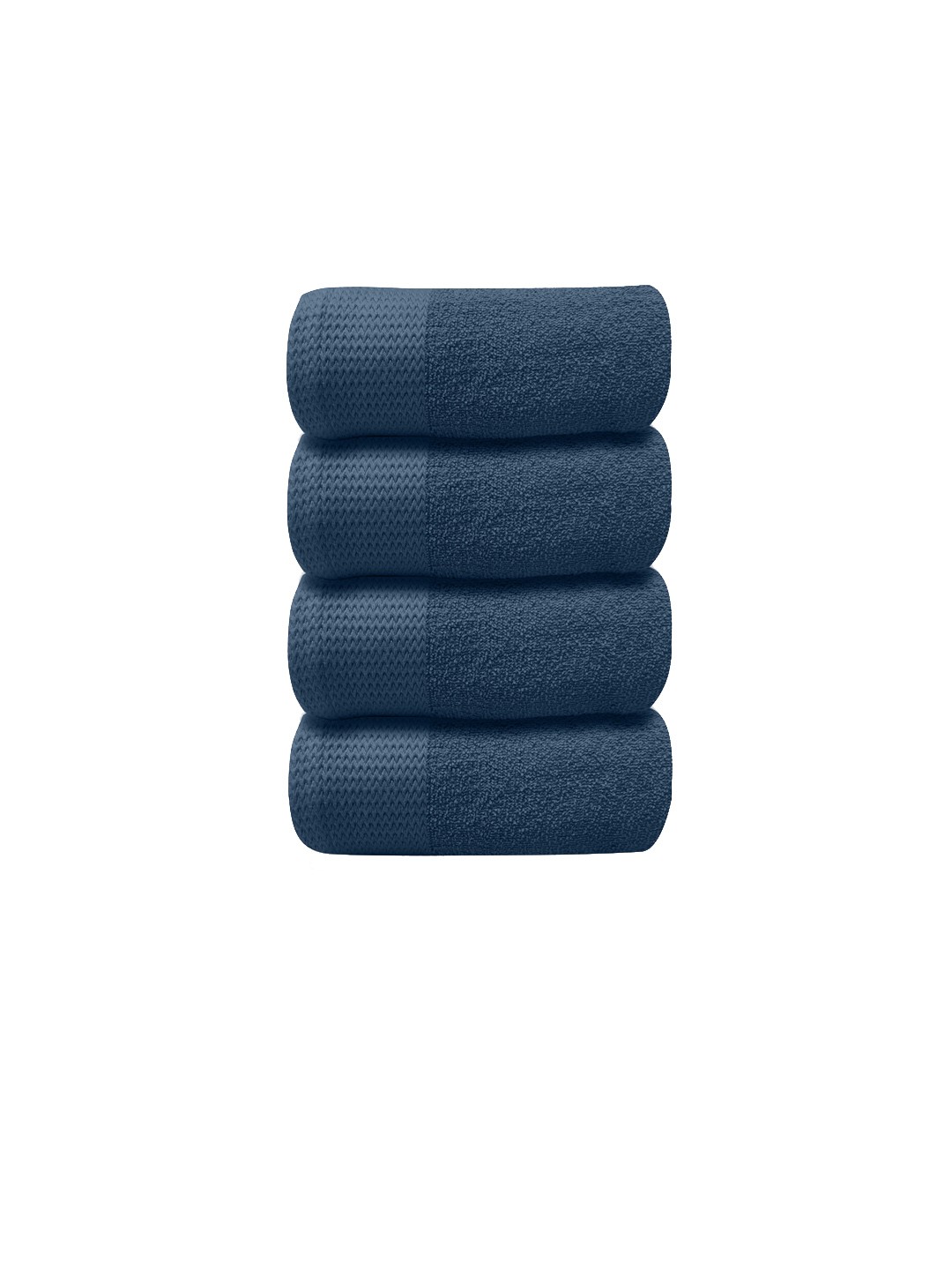 

LABHAM Navy Blue 4 Pcs 450 Pure Cotton Hand Towels