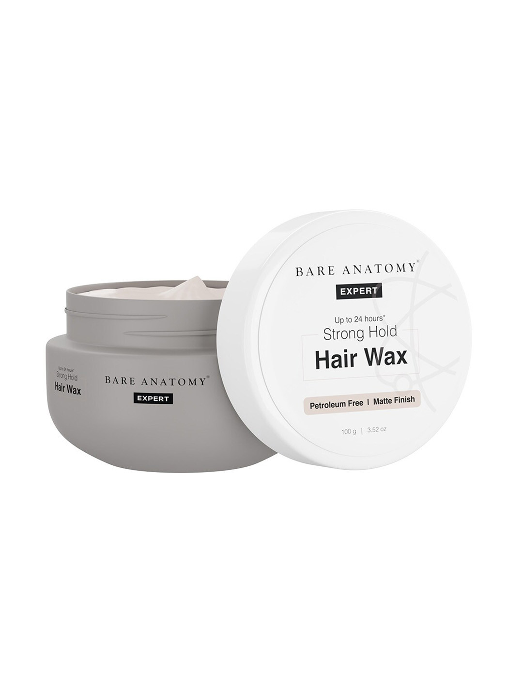 

Bare Anatomy Expert Men Strong Hold 24 Hours Matte Finish Hair Wax - 100g, White
