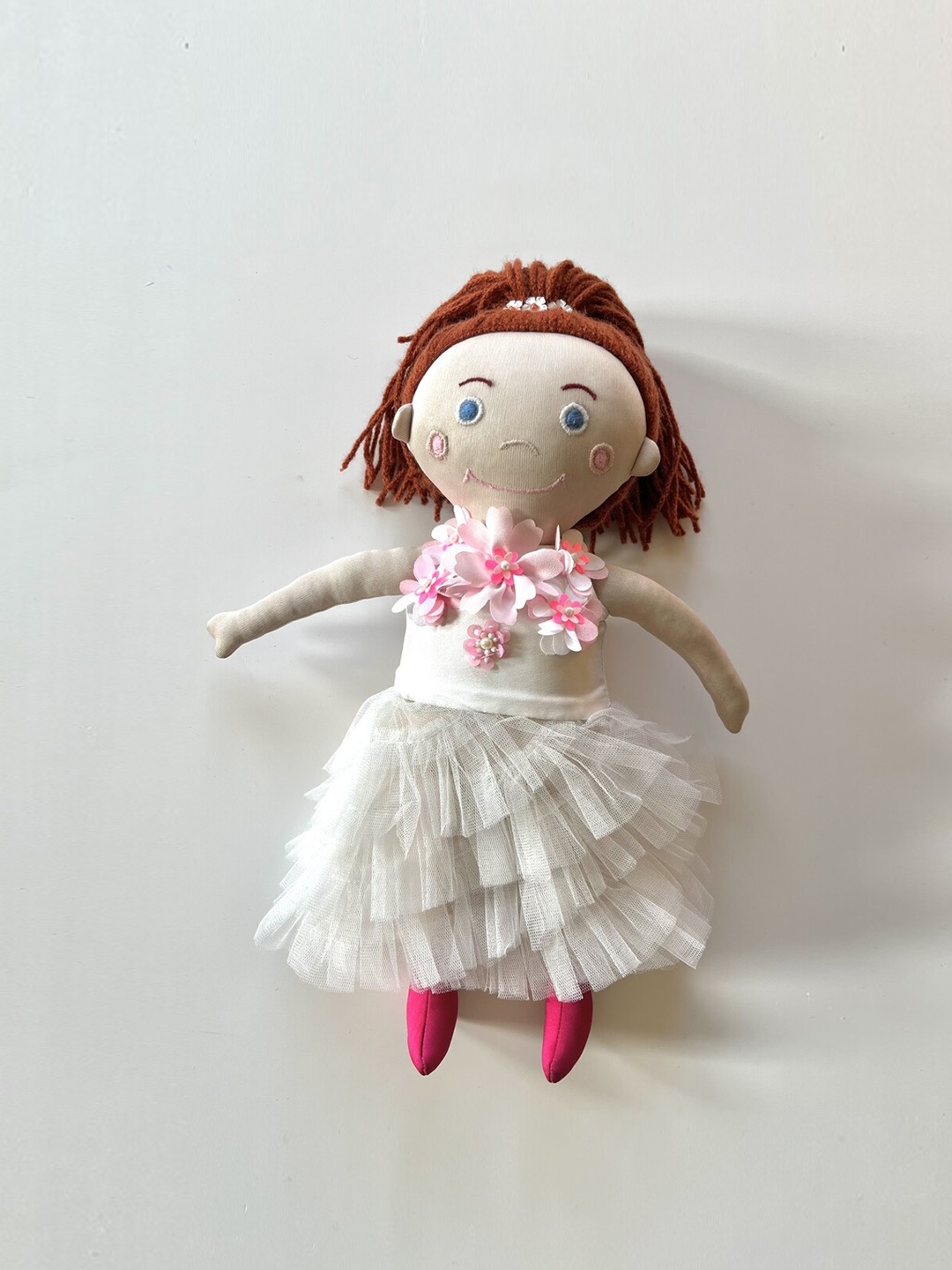 

A Little Fable Girls Provence Cascade Doll, White