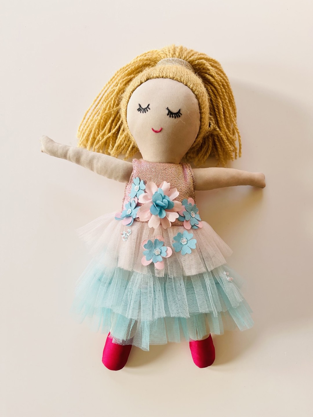 

A Little Fable Girls Off White Soft Toys & Dolls