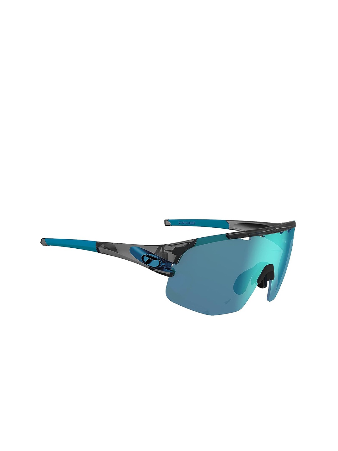 

Tifosi Unisex Sports Sunglasses with Polarised and UV Protected Lens, Blue