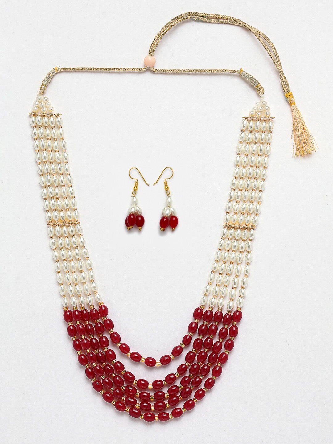 

Anouk Gold-Plated & Beaded Necklace & Earrings