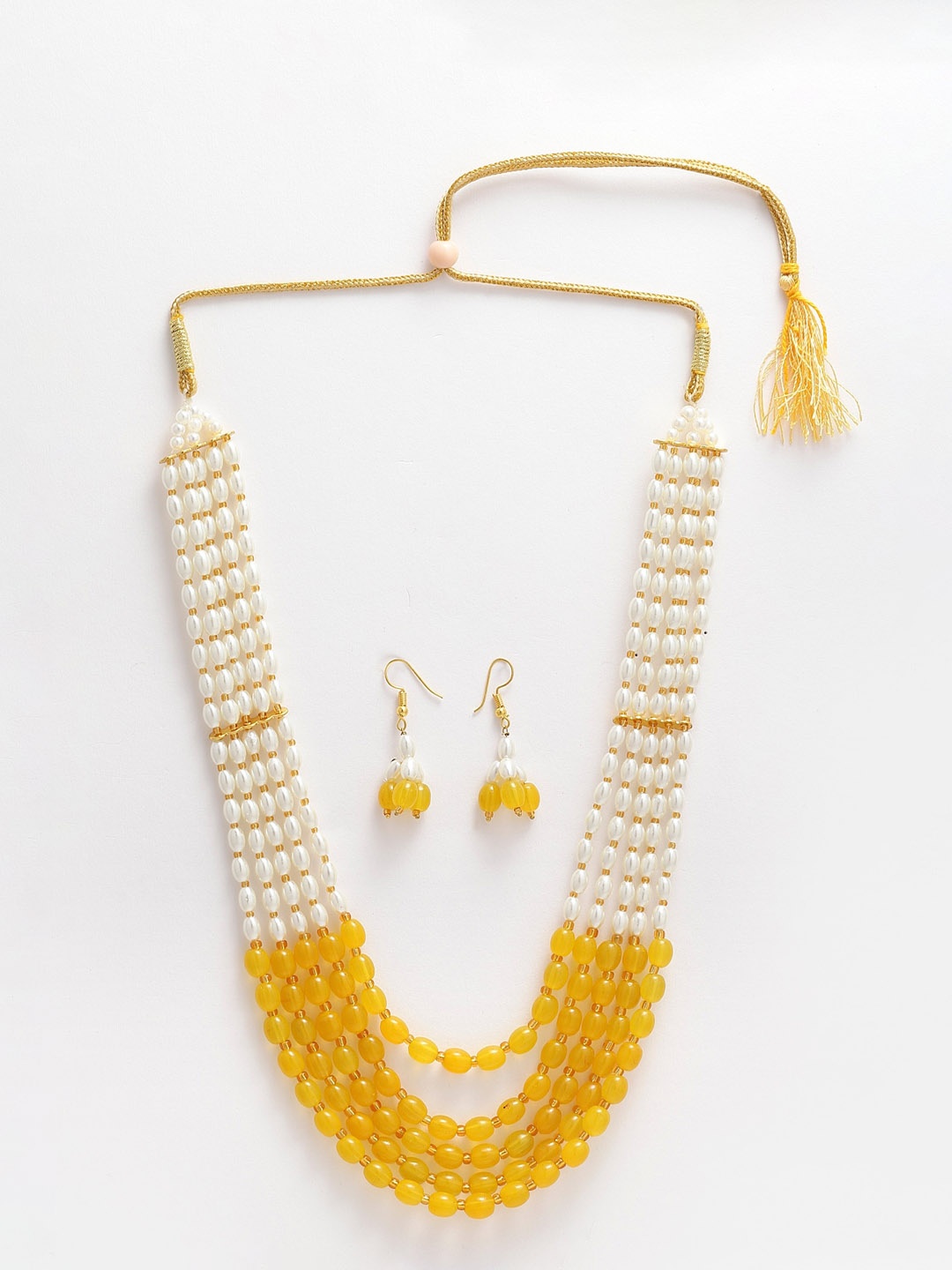 

Anouk Gold-Plated Beaded Necklace & Earrings