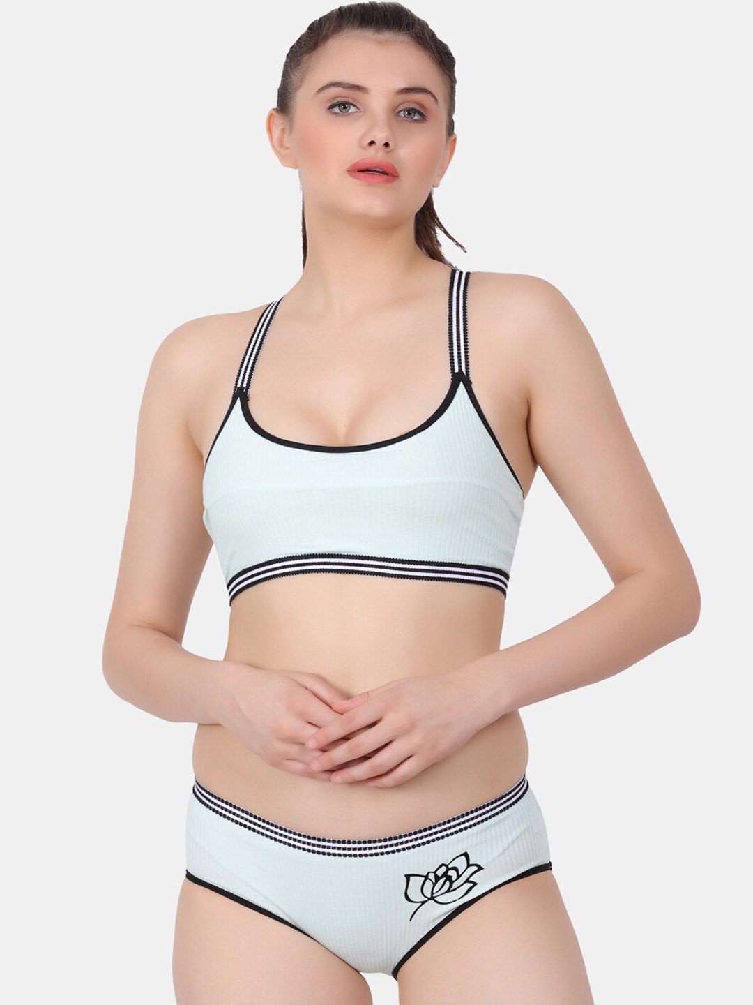 

Amour Secret Women Sports Lingerie Set, Blue
