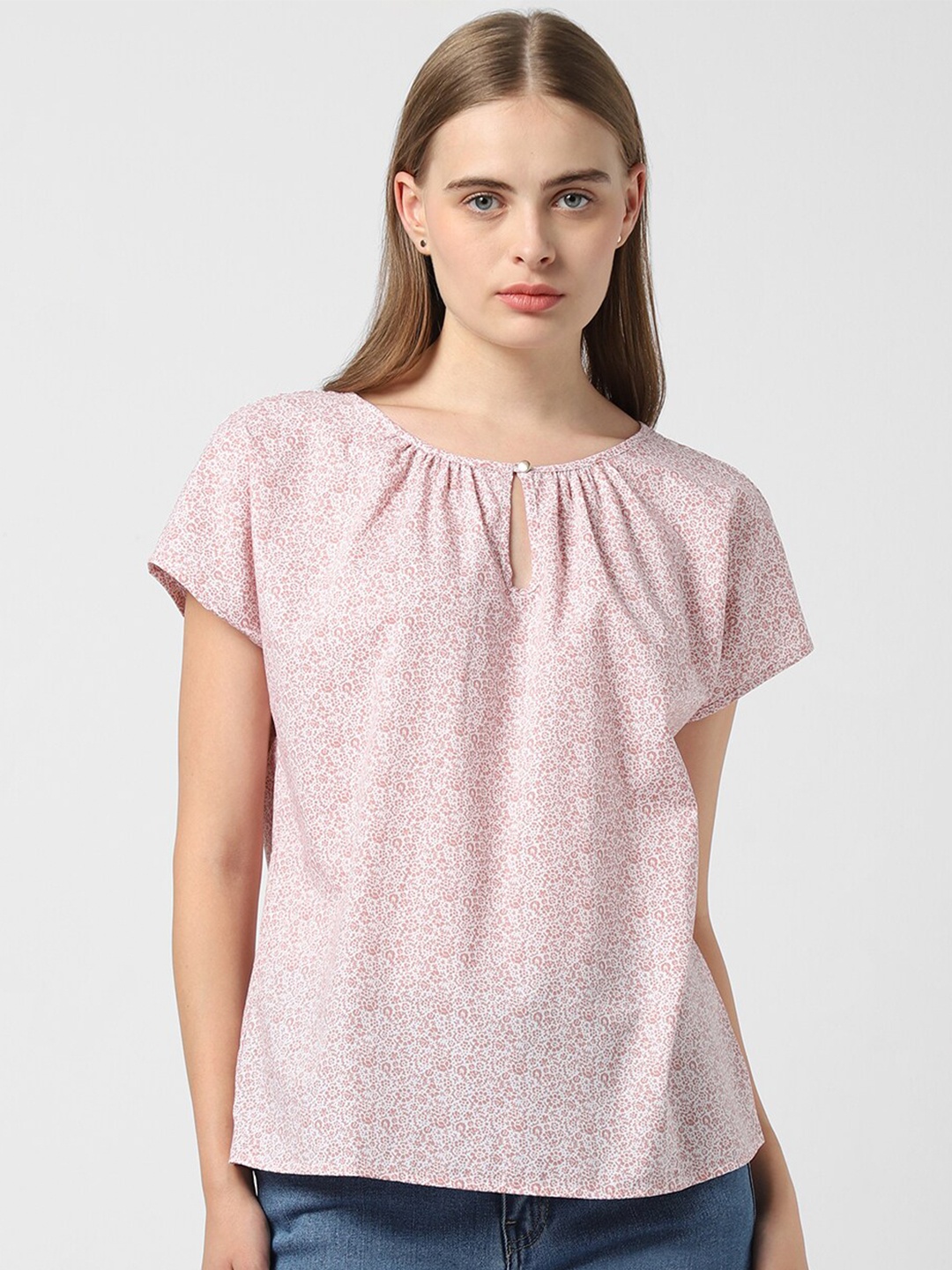 

Van Heusen Woman Floral Printed Formal Top, Purple